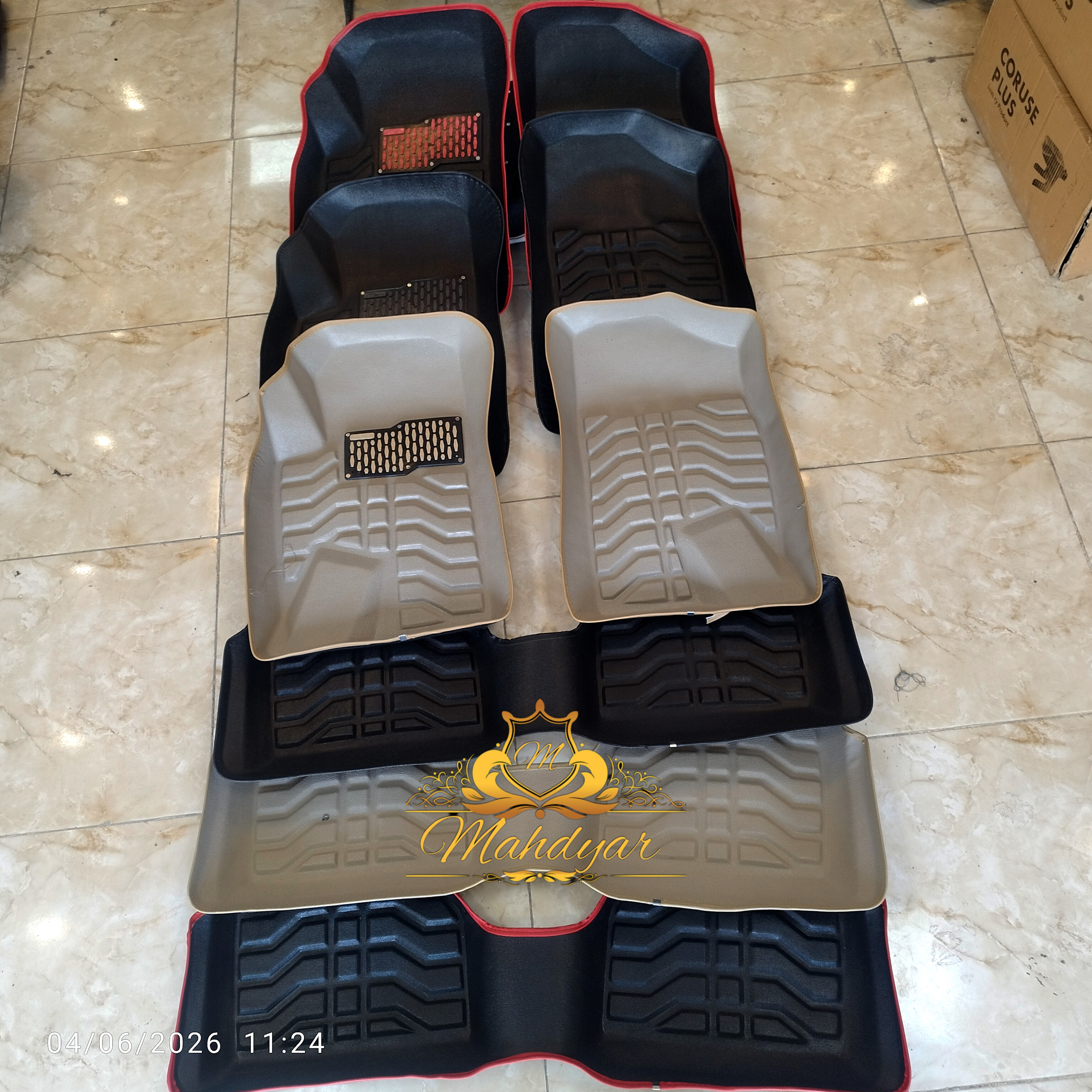 کفی سه بعدی پژو .پرشیانواردوز جنس پلی اتیلن